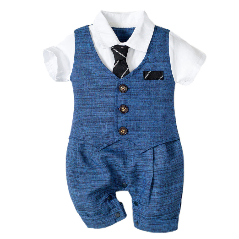 Summer Cotton Crawling Clothes for Baby Comfort and Style